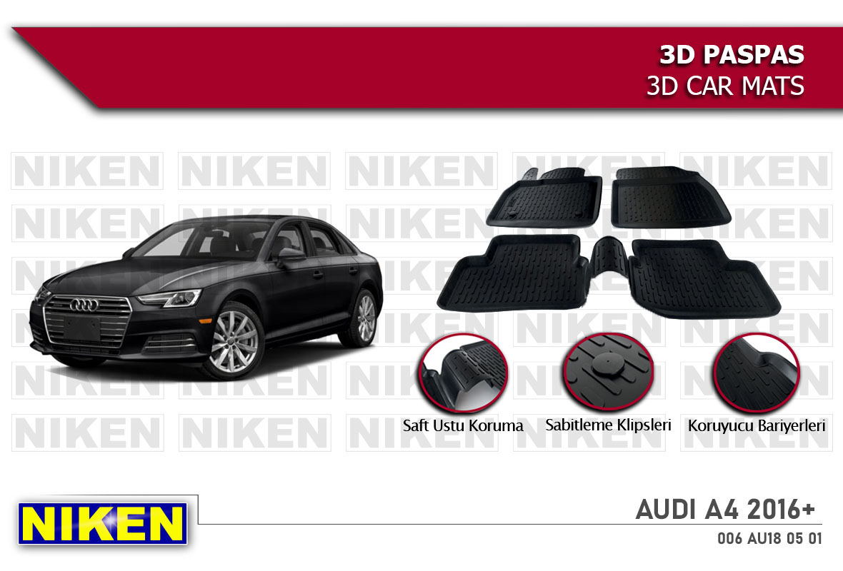 3D СТЕЛКИ К-Т AUDI A4 2016-